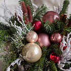 Цветы в шляпной коробке «Пряная вишня»