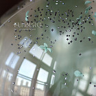 Набор: стеклянный шар и связка «Дымчатый кварц»