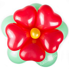 Фигура из шаров «Цветок Пуансетия»