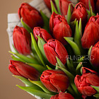 Букет красных тюльпанов M