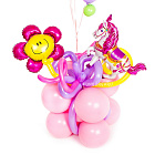 Фигура из шаров «Подарок озорной девчонке»
