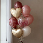 Набор: большой шар и связка «Marsala»