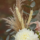 Корзина цветов «Тыквенный пирог»