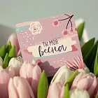 Карточка «Ты моя весна» (сиреневая)