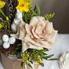 Пасхальная мини-композиция с зайчиком