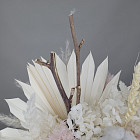 Готовая интерьерная композиция из сухоцветов №7