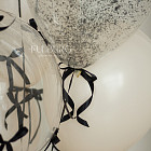 Связка воздушных шаров с бантиками «Charm»