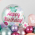 Маленькая фигура «Happy Birthday!» (flowers)