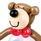 Фигура из шаров «Медвежонок с сюрпризом»