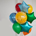 Связка воздушных шаров «В первый класс»