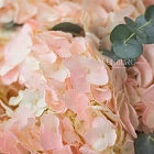 Букет розовых гортензий «В рассветном румянце»