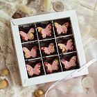 Шоколад ручной работы «Бабочки» M (клубничный шоколад)