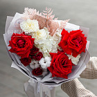 Букет «Клубника со сливками»