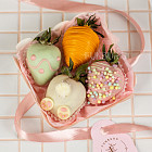 Набор клубники в шоколаде «Пасхальный переполох» XS