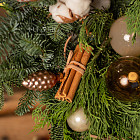 Цветы в шляпной коробке «Кофе с корицей»