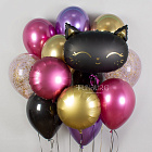 Набор шаров «Черный котёнок»