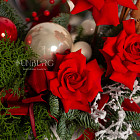 Композиция с нобилисом «Снежная клюква»