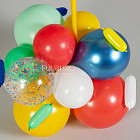 Фигура из шаров с цифрой «Леопард» (Happy Birthday)