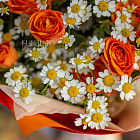 Букет «Тепло летних закатов»