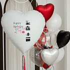 Набор: сердце с фотографиями и связка «My Love»