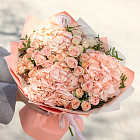 Букет «Персиковое суфле»