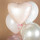 Фигура из шаров «Розовый шёлк»