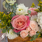 Корзина цветов «Медовый нектар»