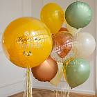 Набор: стеклянный шар и связка шаров «Lemonade»