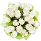 Букет белых роз «Венский вальс»