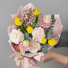 Букет с тюльпанами «Оттепель»