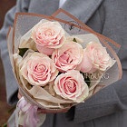 Букет из роз Pink Mondial «Нежное кружево»