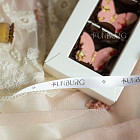 Шоколад ручной работы «Бабочки» S (клубничный шоколад)