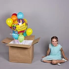 Коробка с маленькими шариками «С Днём рождения!»