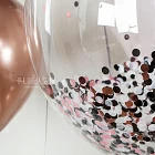 Шар Bubble с конфетти «Ночь нежна»