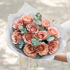 Букет роз «Мокко»