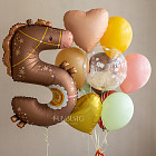 Набор: связка и цифра 5 «Лошадка»