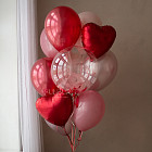 Набор: большой шар и связка «First Love»