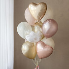 Набор: большой шар и связка «Welcome Home» (девочка)