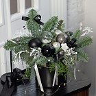 Композиция с нобилисом «Снежная ночь»