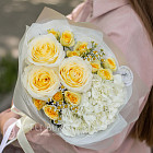 Букет «Лимонный крем»