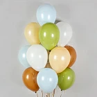 Гелиевые шары без рисунка «Ассорти Mini» 10″ (Питер Пэн)