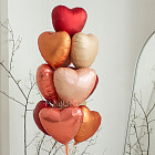 Связка сердец «Sunset»