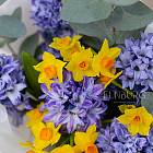 Букет из гиацинтов «Лазурный»