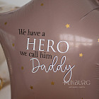 Большая звезда с надписью «Hero» 30″