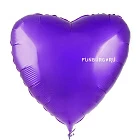 Шар из фольги «Фиолетовое сердце»