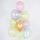 Гелиевые шары без рисунка «Ассорти (мыльные пузыри)»