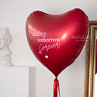 Шар в форме сердца с надписью «Forever» 36″