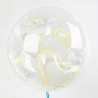 Шар Bubble «Сердечки»