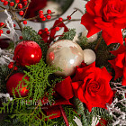 Композиция с нобилисом «Снежная клюква»