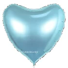 Шар из фольги «Большое голубое сердце» 36″